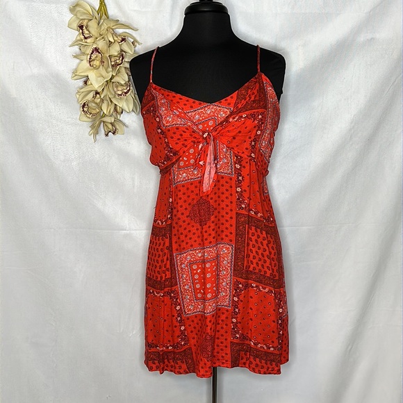 Xhilaration | Dresses | 325 Red Bandana Print Mini Dress | Poshmark
